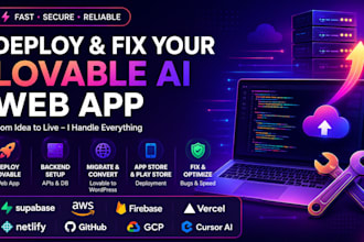 fix deploy lovable website, lovable ai, lovable to app store, lovable backend