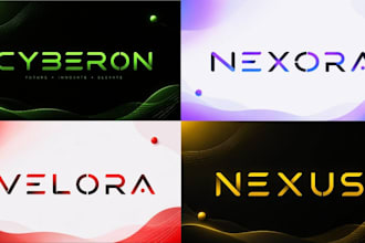 design modern minimalist wordmark and lettermark logo