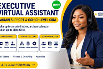 be your virtual assistant for crm management and admin support