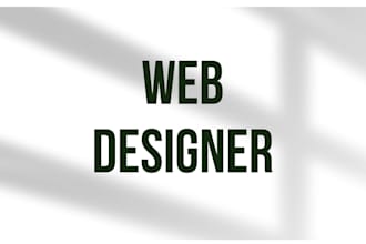 be your web designer