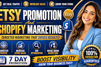 promote etsy shop shopify marketing shopify promotion etsy SEO boost etsy sales