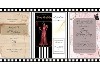 make aesthetic invitations for your occassions