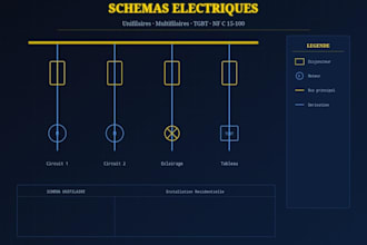 je realise vos schemas electriques et etudes techniques