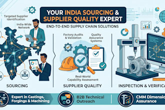 manage your end to end india sourcing and supplier quality