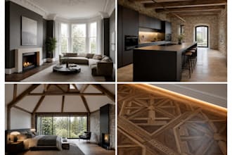 create interior design renovation historic interior design and 3d rendering