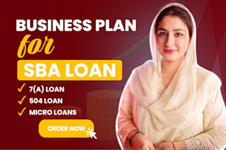 prepare business plans for sba loan