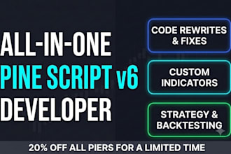 be your professional tradingview pine script v6 developer