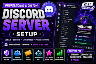 create professional discord server setup