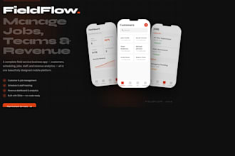 deliver a complete field service management CRM app in 24 hours