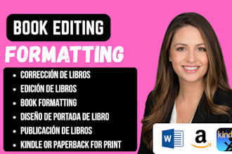 editare, corregire y formateare tu ebook o paperback para amazon KDP