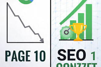 do SEO content writing with before after optimization and keyword research