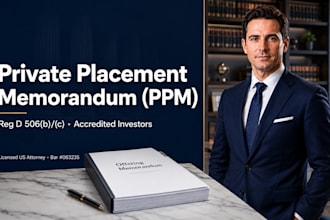 draft a compliant private placement memorandum ppm for investors