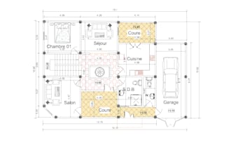 your floor plans in autocad 2d