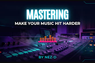master your hip hop, trap, or boom bap track professionally