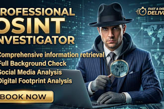 provide professional private investigation and osint expert services