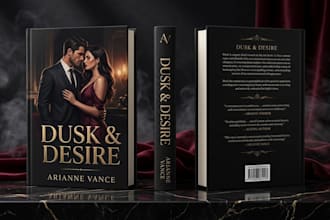 design erotica romance book cover or ebook cover