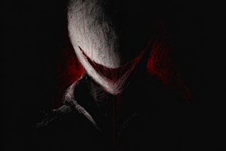 create darkart, horror, underground art illustration
