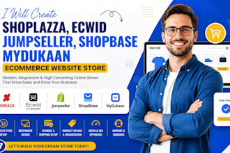 create shoplazza ecwid jumpseller shopbase mydukaan e commerce website store