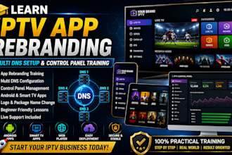 teach you how to rebrand iptv app with multi dns and control panel
