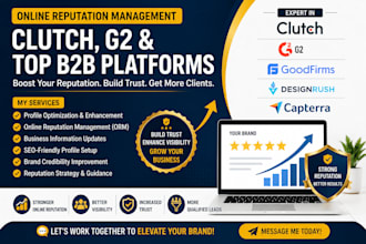 manage verified g2 clutch gmb and online reputation management