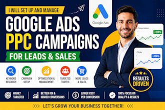 setup, manage and optimized google ppc campaigns