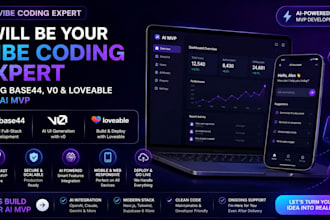 be your vibe coding expert using base44, v0, and loveable for ai mvp