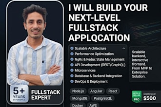 be your full stack web developer and website programmer