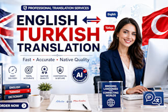 translate english to turkish and turkish to english