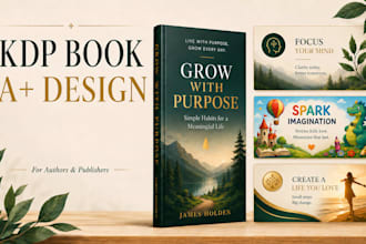 design amazon aplus content and amazon ebc for KDP books