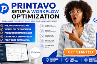 printavo setup pricing configuration workflow optimization shop automation