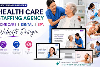 design health care staffing agency home care leads dental spa website