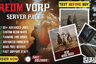 be you fivem server developer, redm vorp server, redm server