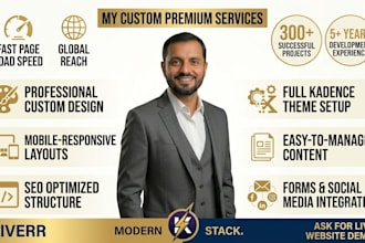 build a custom wordpress site with kadence blocks