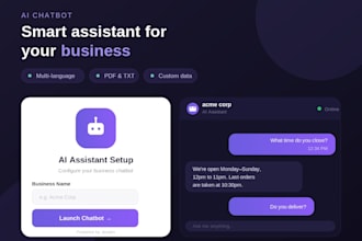 build a custom ai chatbot for your business