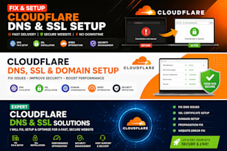 fix and setup cloudflare dns, SSL and domain
