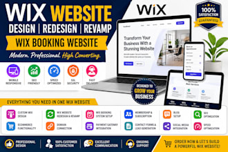 do wix website revamp, wix redesign, wix website design, wix booking website