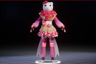 sculpt professional 3d character, toy, action figure model for 3d printing