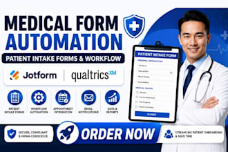 do medical form automation patient intake form integration on jotform qualtrics