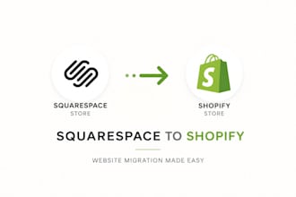 migrate squarespace store 1 squarespace store 2 to shopify store SEO migration