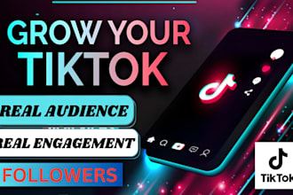 do tiktok marketing and organic promotion for follower growth