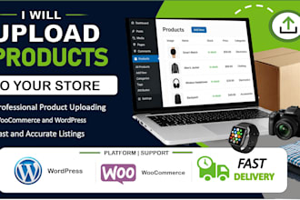 upload products on your wordpress website