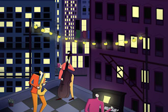 create illustrations for books, websites and brands