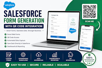 create salesforce forms with qr code integration