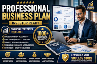 develop business plan for startups, business plan writer