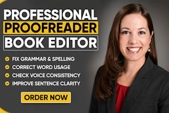 do professional book editing and proofreading book editor