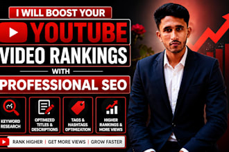 boost your youtube video rankings with professional SEO