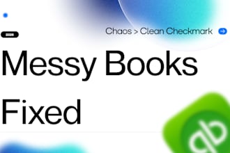 clean up and catch up your messy quickbooks online books
