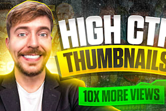 design eye catching thumbnails to boost CTR