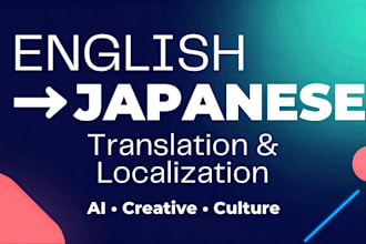 translate and localize english content into japanese