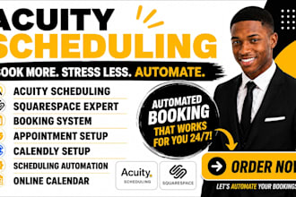 acuity scheduling booking appointment squarespace website design and redesign